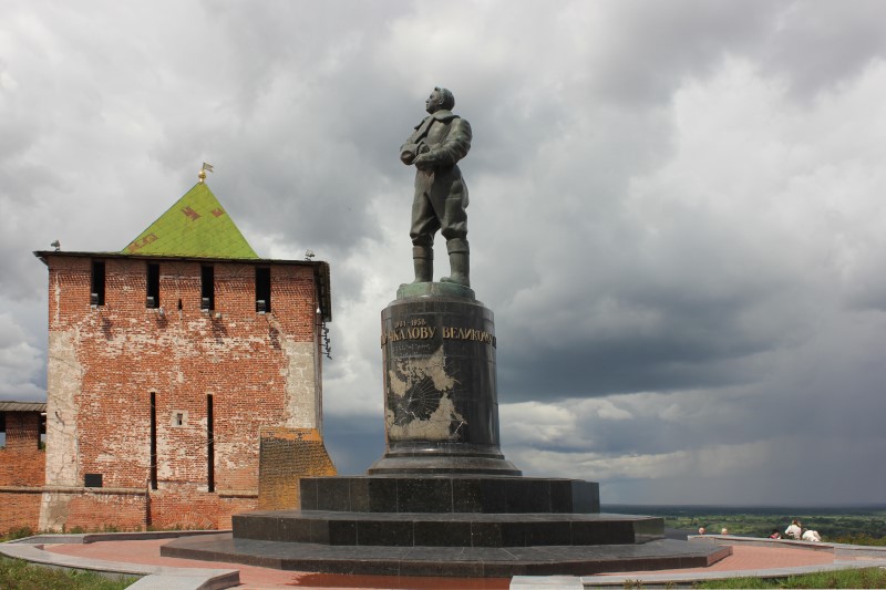 Нижний Новгород. Памятник Валерию Чкалову, © Е.Веденьев